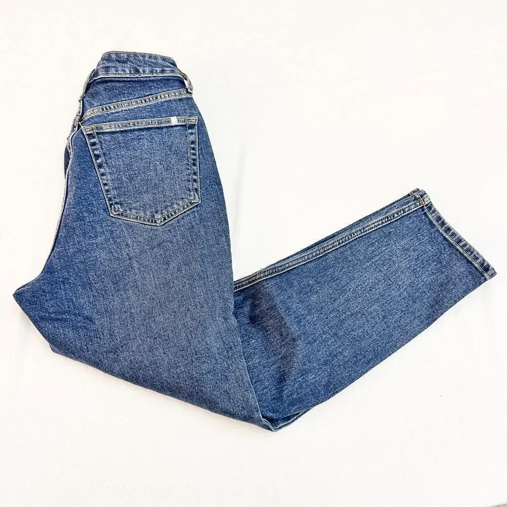 Everlane The Curvy Cheeky Jean Organic Cotton Denim Size 25 Crop